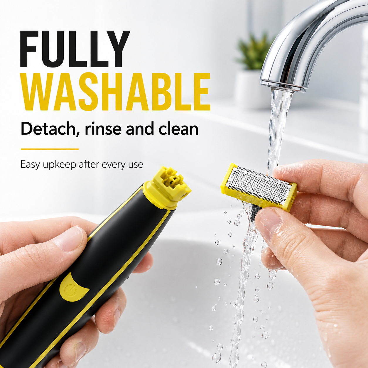 🪒 All-in-One Wet/Dry Shaver – Body Grooming Set for Him & Her ✨