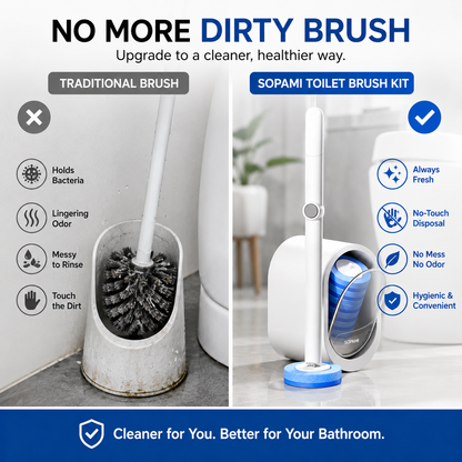✨Disposable Toilet Brush Kit | No-Touch Toilet Cleaner