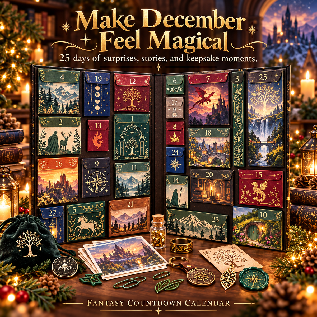 25 Days of Fantasy Treasures Advent Calendar