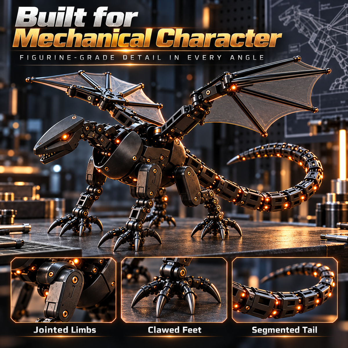 🥚🐉 DragonMorph – Egg to Dragon Transforming Mechanical Toy