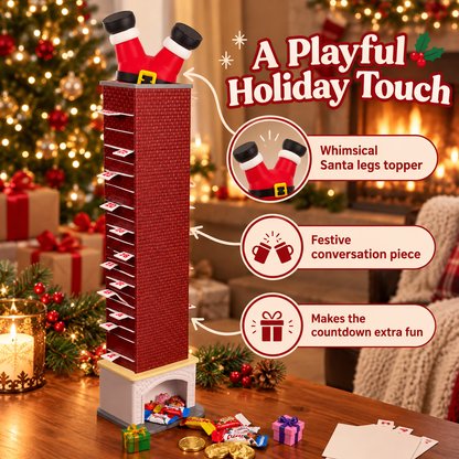 🎅 Christmas Chimney Advent Calendar – 25-Day Candy Surprise Countdown 🎄