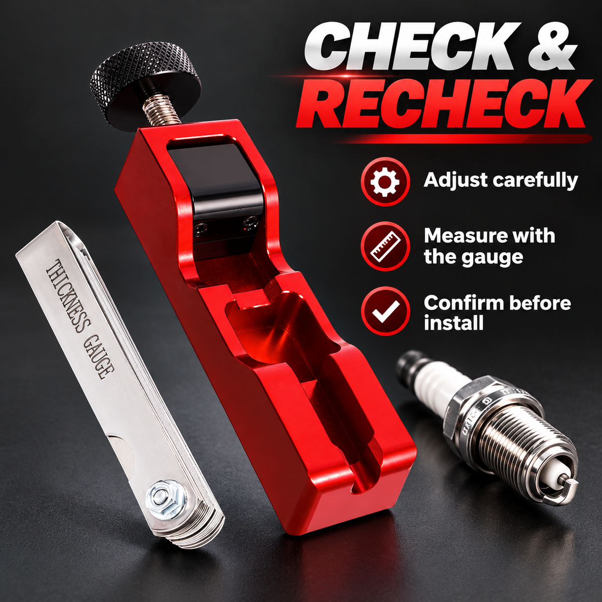 🔥HOT SALE 49% OFF🛠️🚗 Precision Gap Setter for Spark Plugs – Max Performance Every Time
