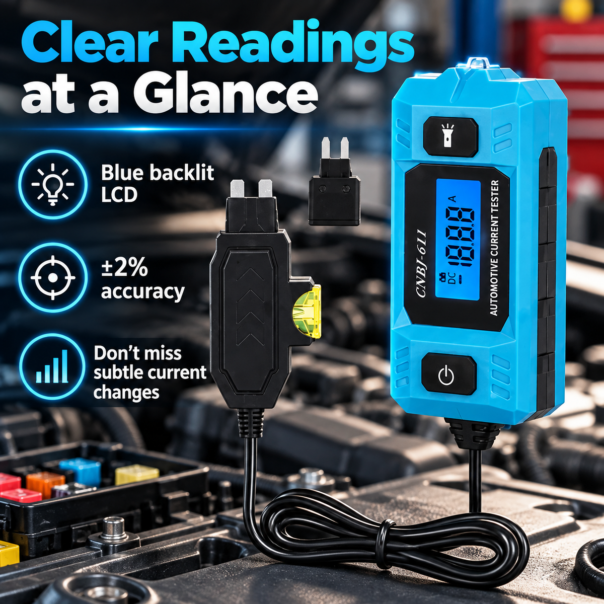 🚗✨Automotive circuit fault probe tester