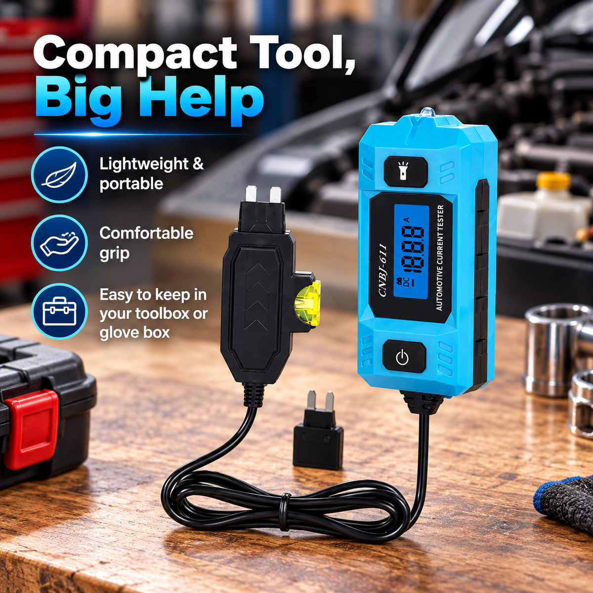 🚗✨Automotive circuit fault probe tester