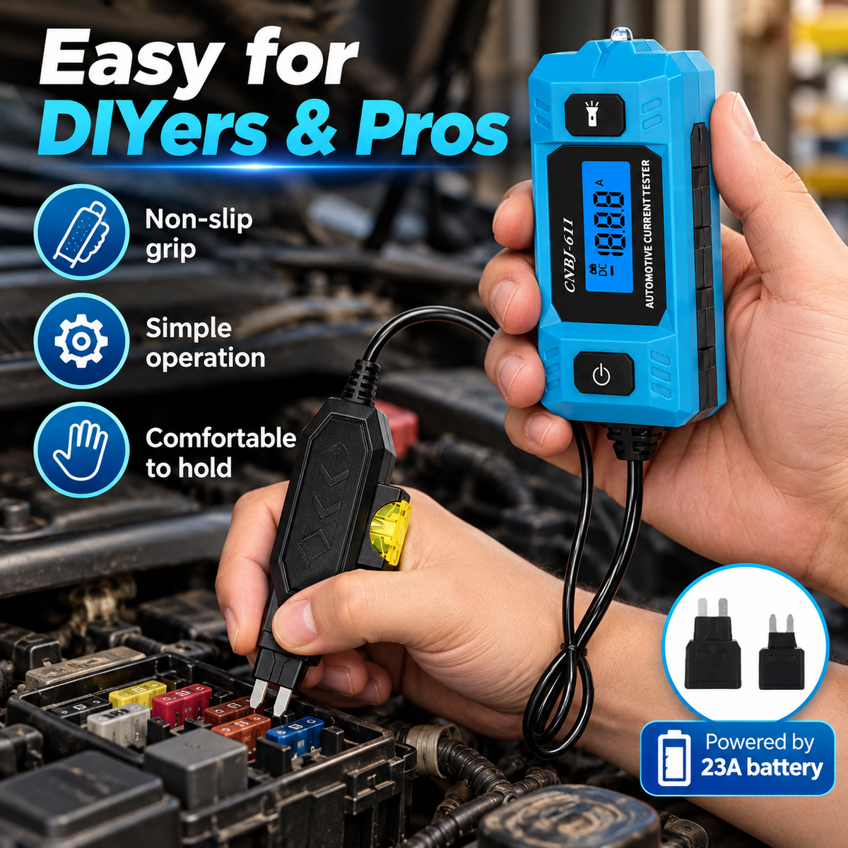 🚗✨Automotive circuit fault probe tester