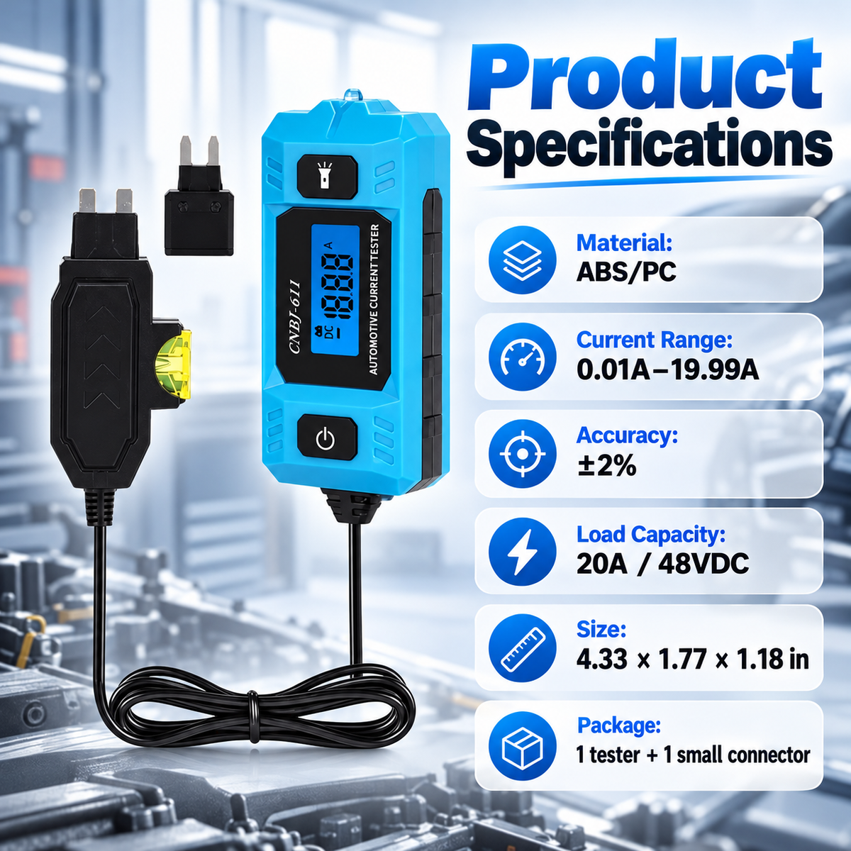 🚗✨Automotive circuit fault probe tester