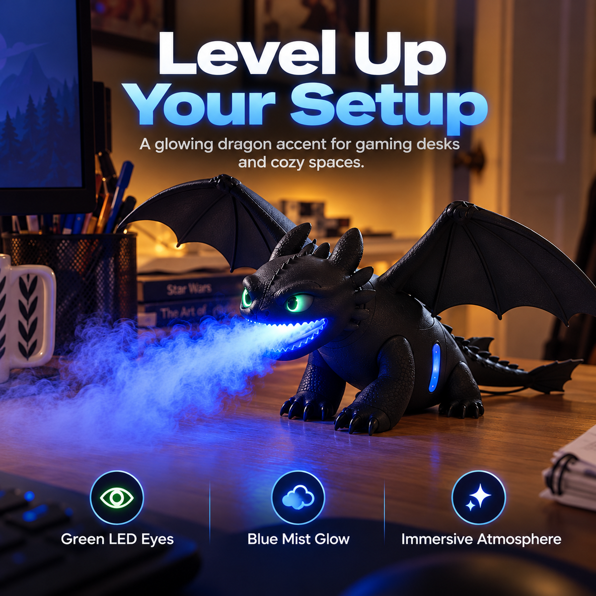 🐲HOT SALE-Toothless Dragon Humidifier