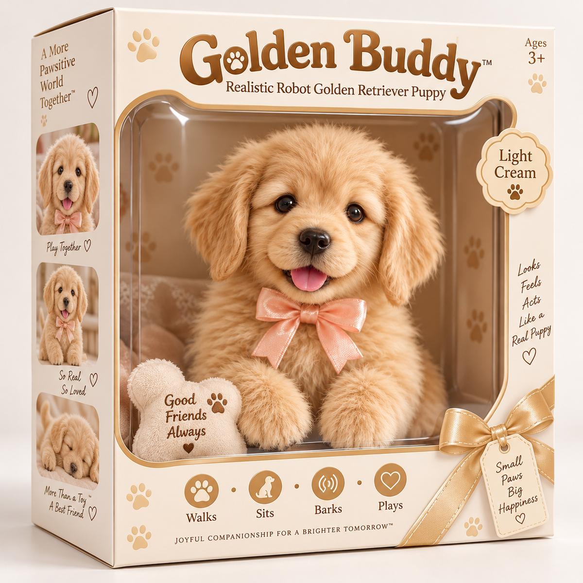 🎁Realistic Robotic Golden Retriever Puppy ✨ The Cutest Christmas Surprise