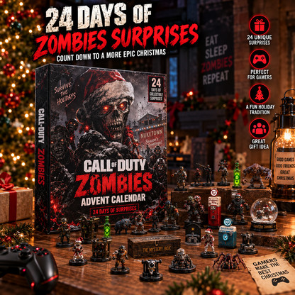 24-Day Zombies Christmas Advent Calendar – Gaming Collectible Countdown Gift Set
