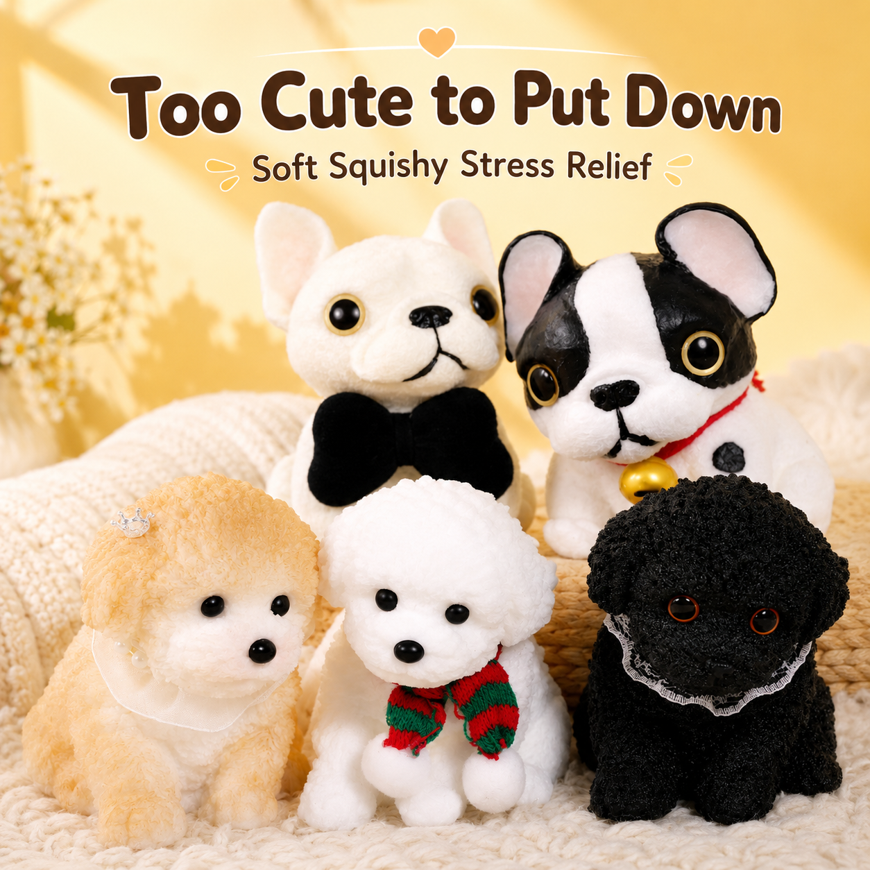 Cute Squishy Cat Toy – Stress Relief Sensory Squeeze Toy | DIY Kawaii Gift