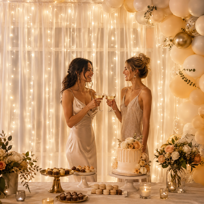 ❤️Dreamy Tulle Curtain Lights Set.