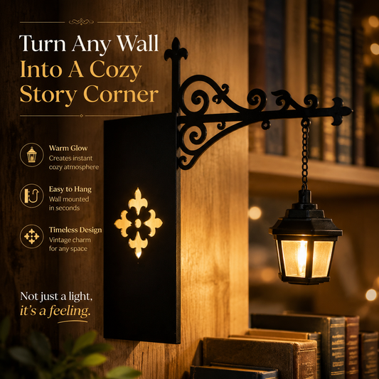 ✨ Mini Hanging Lantern Book Nook Light – Cozy Ambient Shelf Decor for Reading & Bedroom Atmosphere