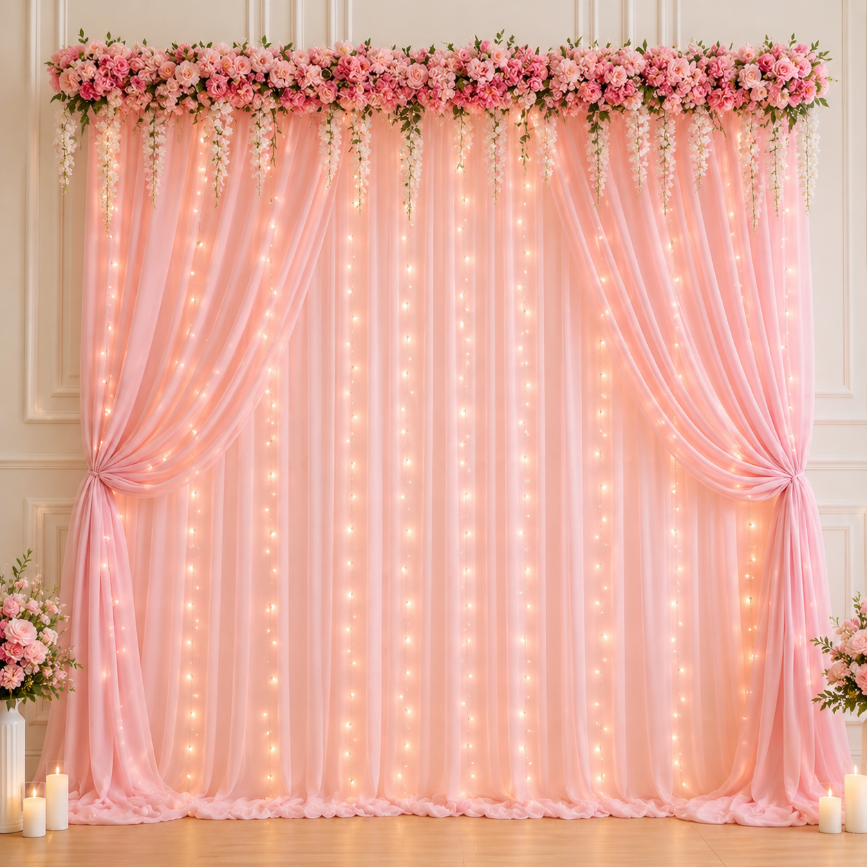 🔥Dreamy Tulle Curtain Lights Set