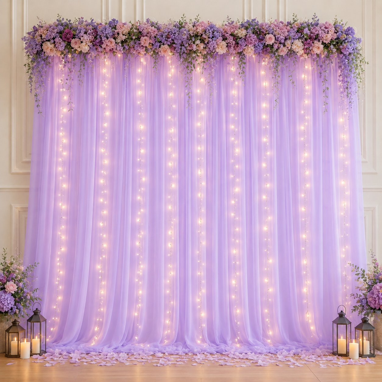 🔥Dreamy Tulle Curtain Lights Set