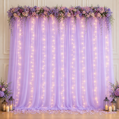 🔥Dreamy Tulle Curtain Lights Set
