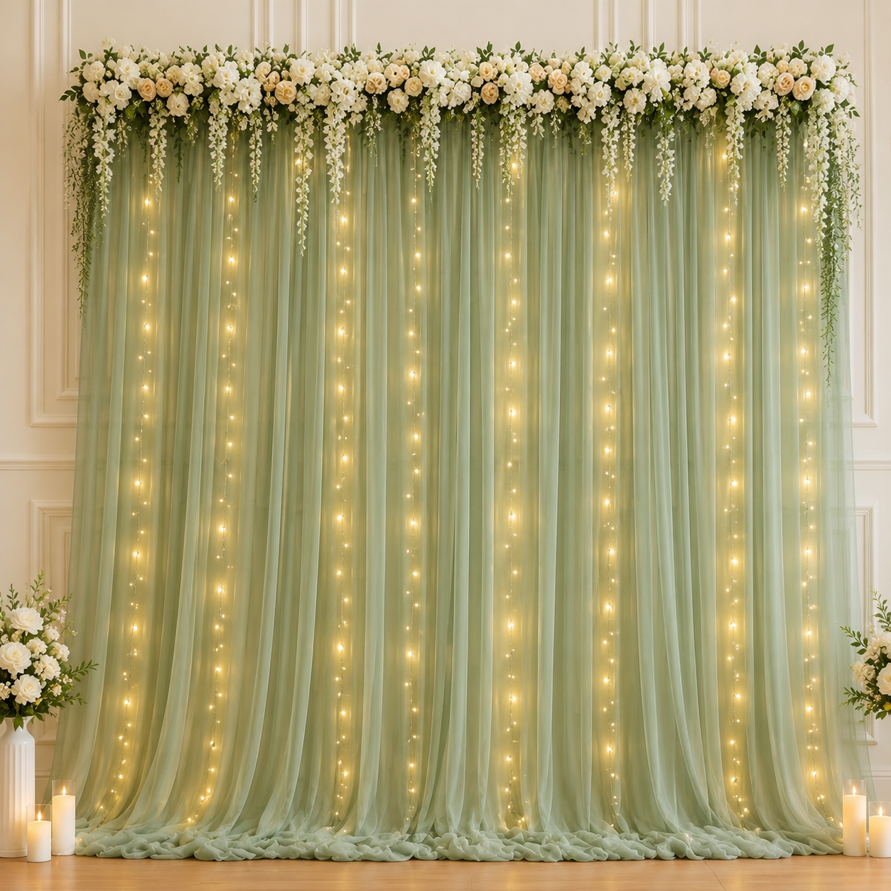 🔥Dreamy Tulle Curtain Lights Set