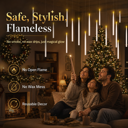 🪄50% OFF TODAY🕯️ Magic Wand Flameless Candles🎄Wave the Wand. Light the Magic.