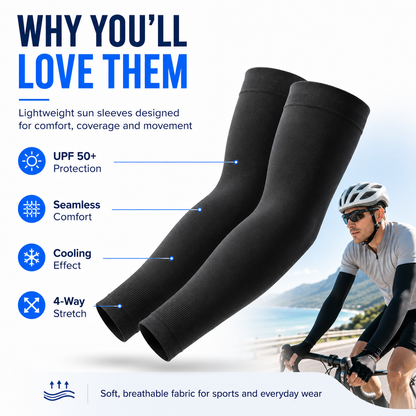 ☀️UPF 50+ Cooling UV Protection Arm Sleeves