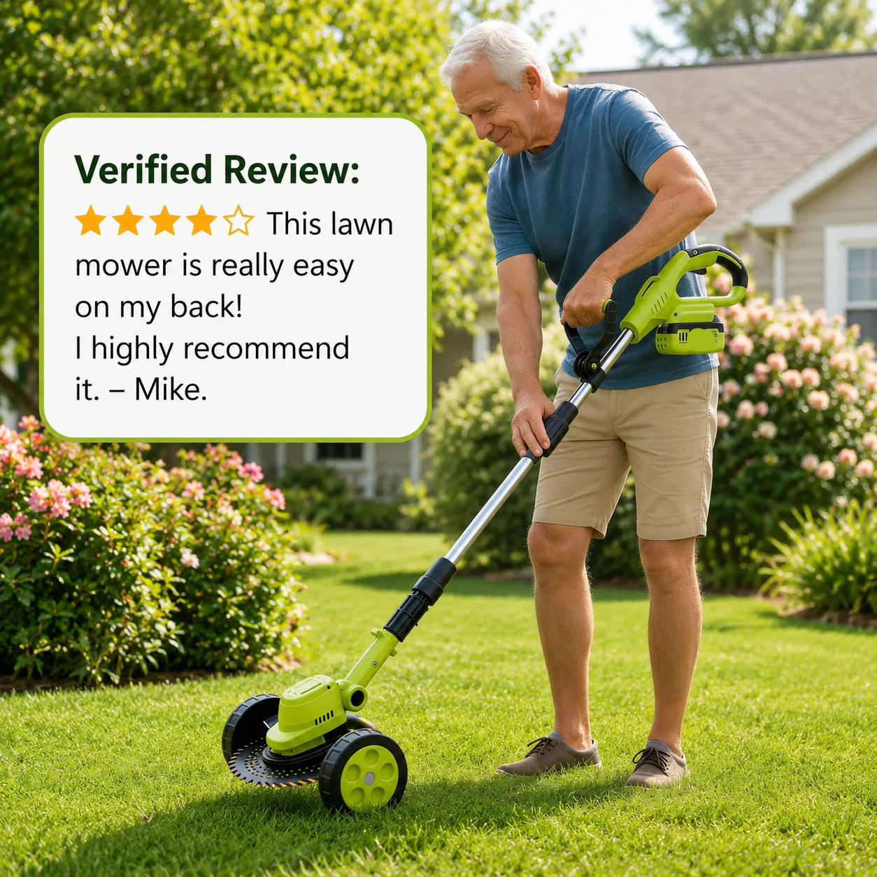 🌿⚡21V 3-in-1 Cordless String Trimmer--Edger & Mini Mower
