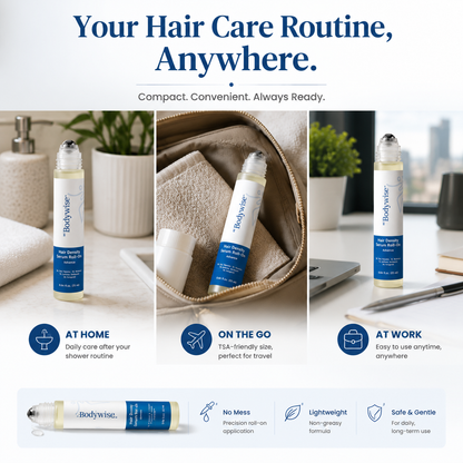 ✨ Advanced Hair Density Roll-On Serum – Scalp Care Treatment With Rosemary, Caffeine & Saw Palmetto For Thicker-Looking Hair