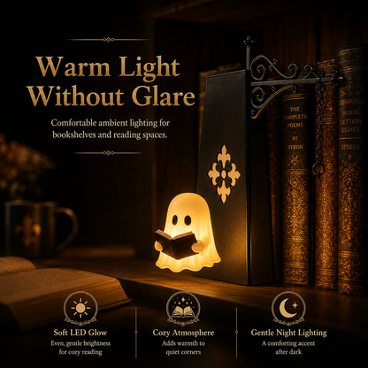 ✨Cozy floating ghost decor for any bookshelf