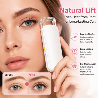 🔥 49% OFF | Heated Lash Curler – Long-Lasting Curl