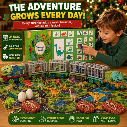 🦖24 Days of Dinosaur Surprises. One Christmas Adventure They’ll Remember