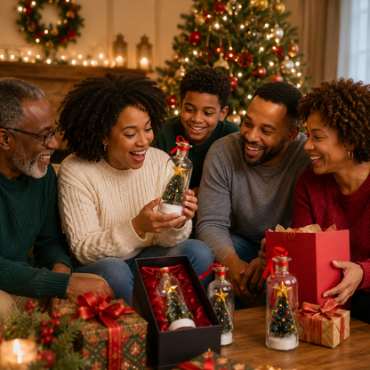 🎁Recordable Christmas Tree Message in a Bottle🎄✨