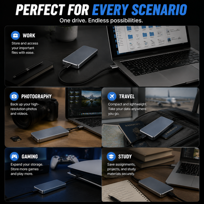 🔥 LAST DAY 49% OFF-Portable External SSD – Protect Your Photos, Videos & Important Files