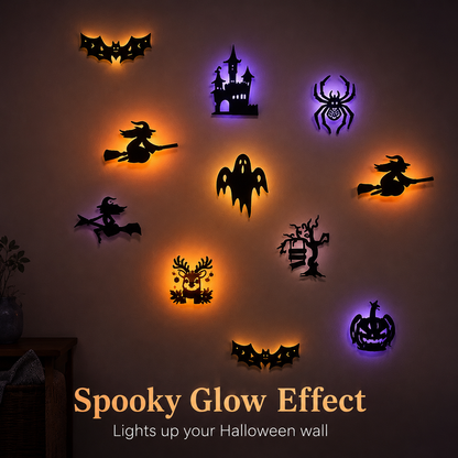 🎃 Halloween LED Wall Stickers | Glow In The Dark Spooky Home Decoration