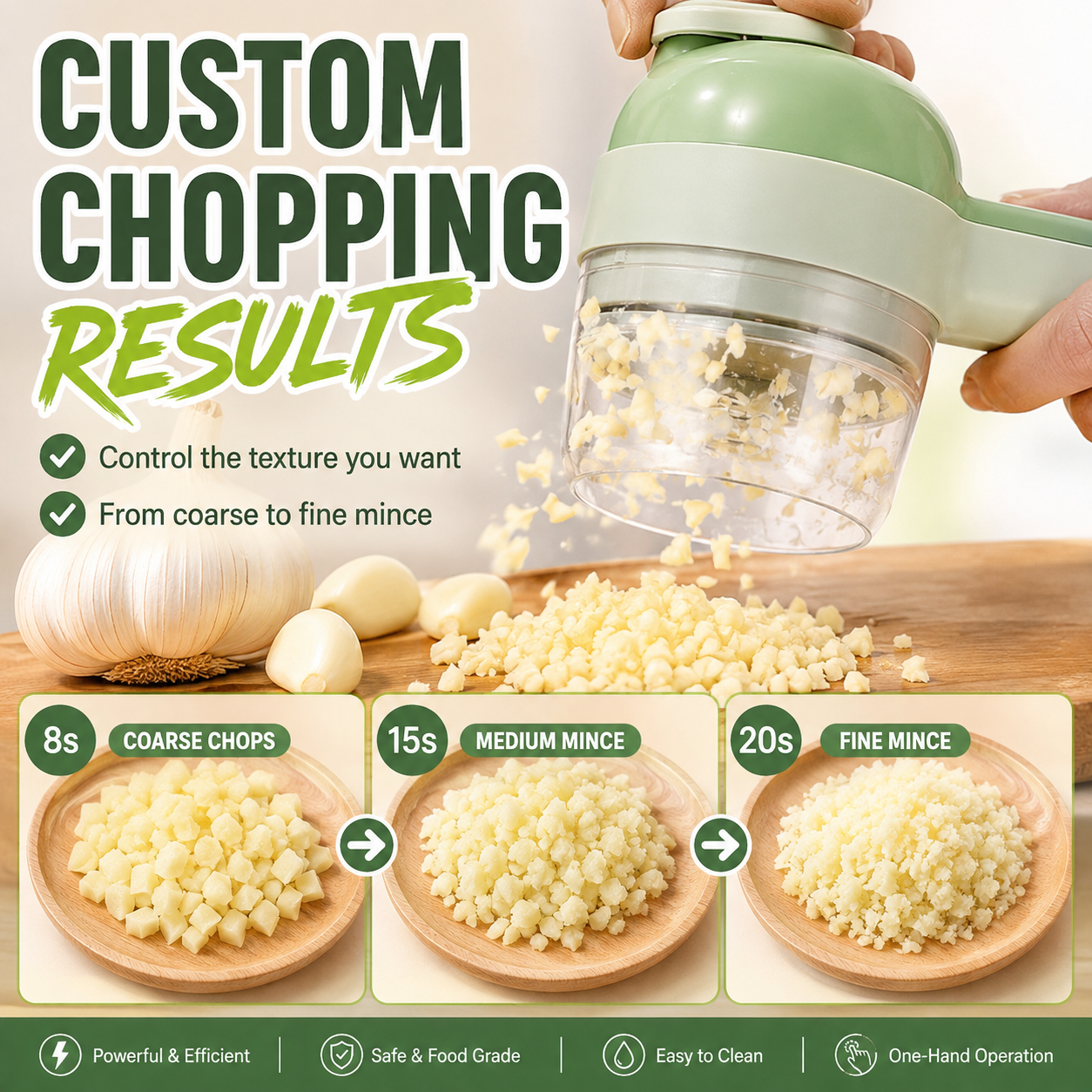 🔥🥕 4-in-1 Handheld Electric Vegetable Slicer & Chopper Set
