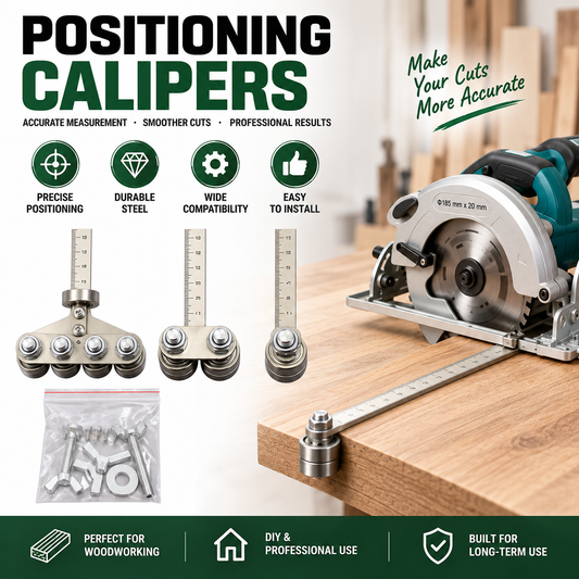 Straight-Edge Double Axis 50cm Positioning Calipers – Precision Measuring Tool for Woodworking