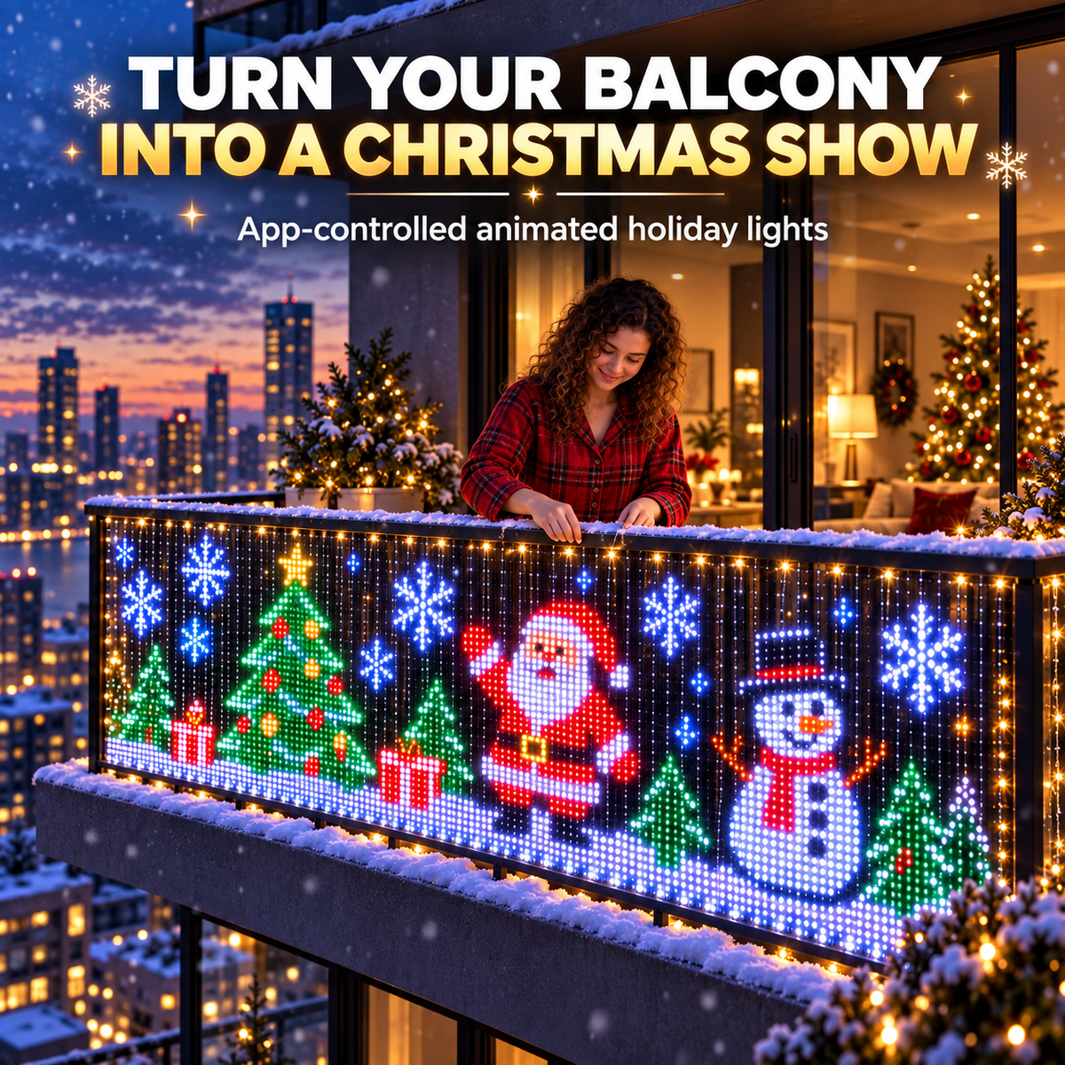 🎅 Christmas Flash Sale – Save 50% on Smart Animated Pixel Lights
