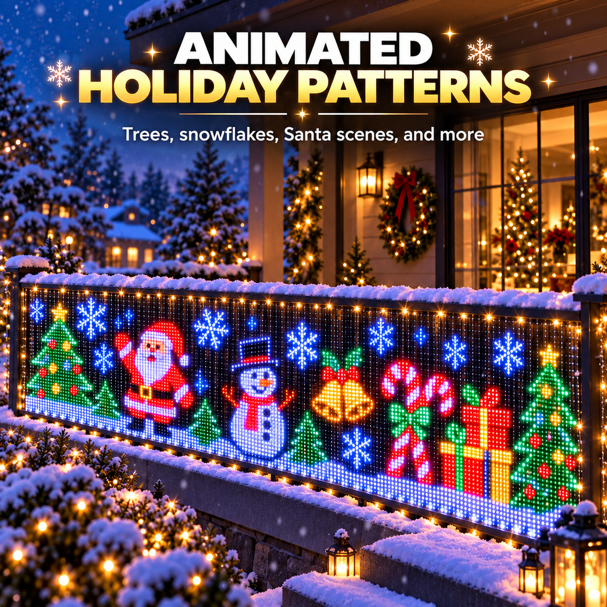 🎅 Christmas Flash Sale – Save 50% on Smart Animated Pixel Lights
