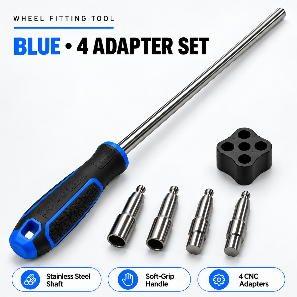 🔧 Heavy Wheel Fitting Tool – Hub Positioning & Tire Mounting Assistant