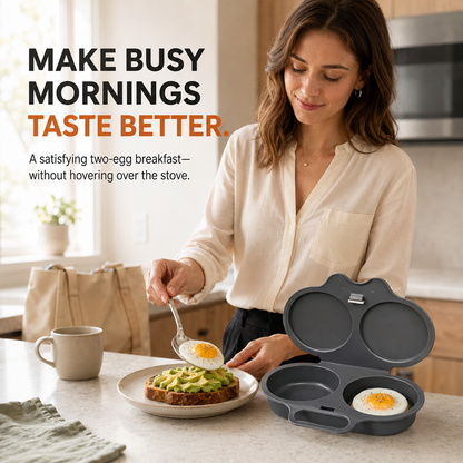 2-Egg Microwave Poacher – Quick & Easy Breakfast Cooker