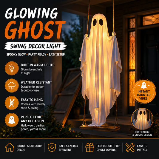 👻Halloween Hanging Swing Ghost