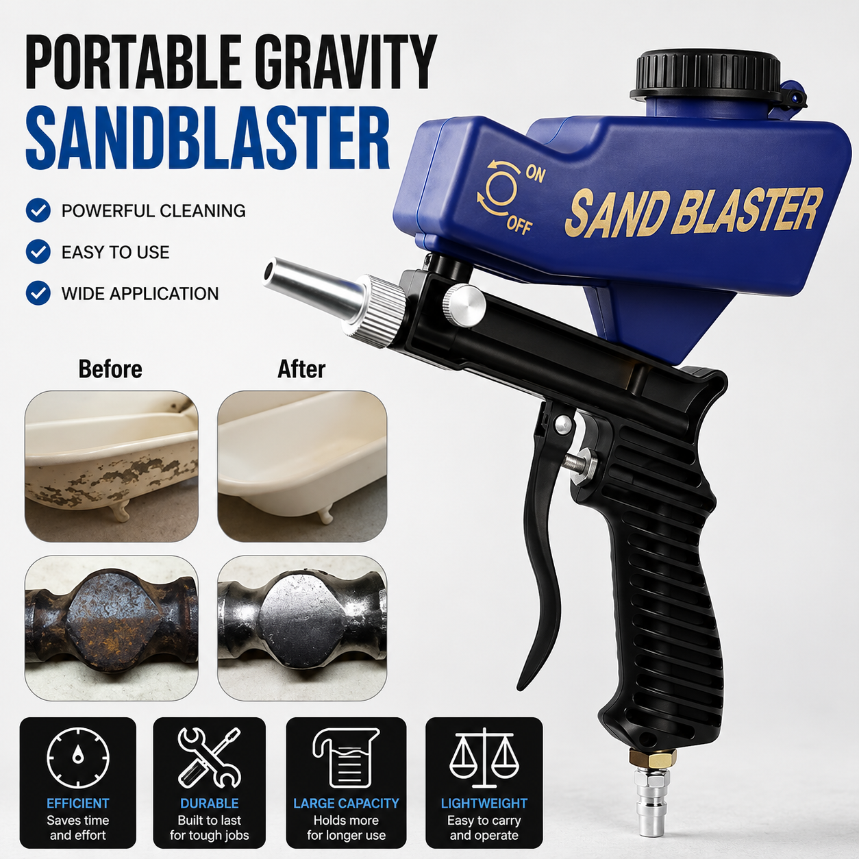 Rust Blasting Device Adjustable Blasting Machine