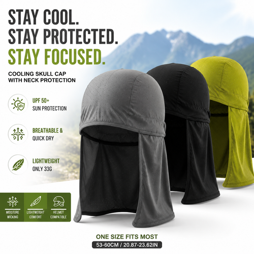 Cooling Skull Cap Elastic Hard Hat