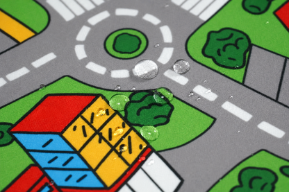 🛣️ Nostalgic Road Map Desk Mat – Retro City Mouse Pad