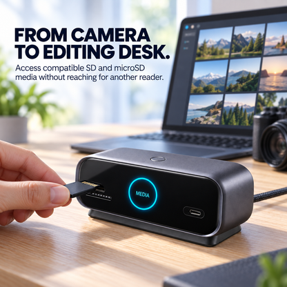 ⚡ Smart Display USB-C Docking Station – One Cable, A Complete Desktop Setup