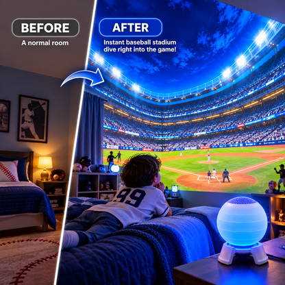 ⚾ Baseball Stadium Projection Light – Transform Any Room Into Game Day