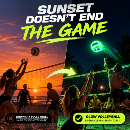 🏐 Light-Up Volleyball – Keep Playing After Sunset✨