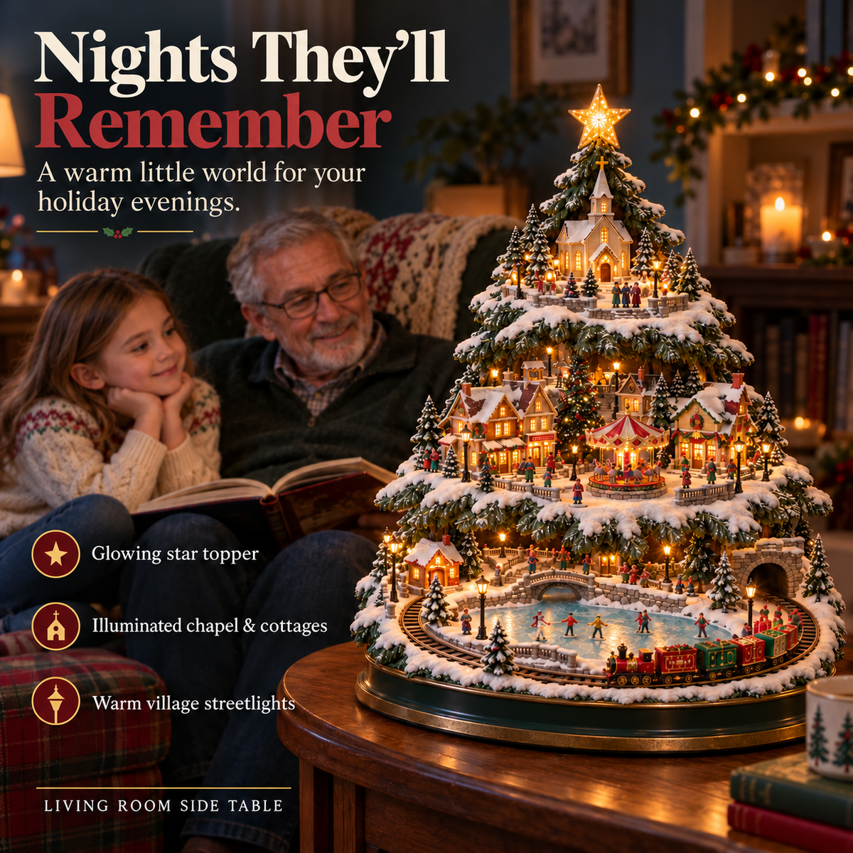 CozyHolidayVillageTrainDisplay 6