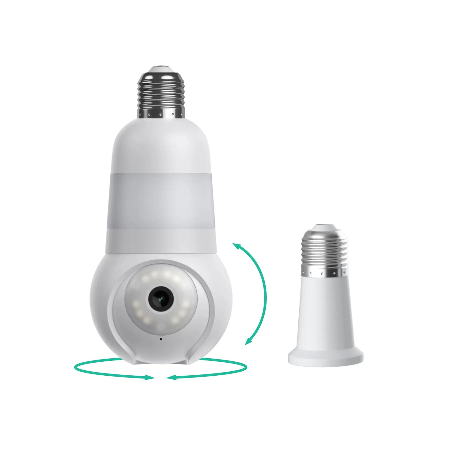 2K Light Bulb Security Camera | 360° WiFi Home Camera