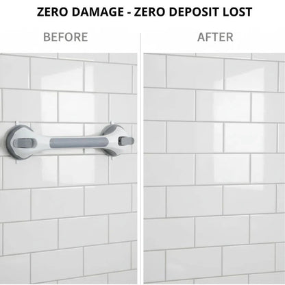 🛡️ SafeHold No-Drill Suction Grab Bar