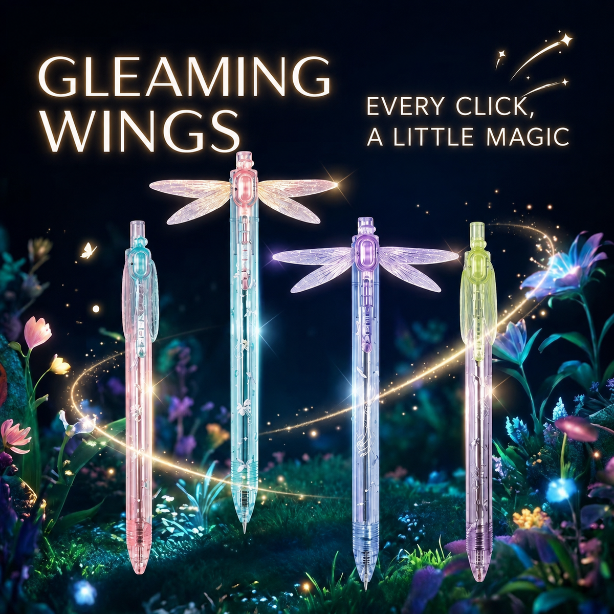 🎁Gleaming Wings Dragonfly Pen-A Little Gift That Makes Writing More Fun.
