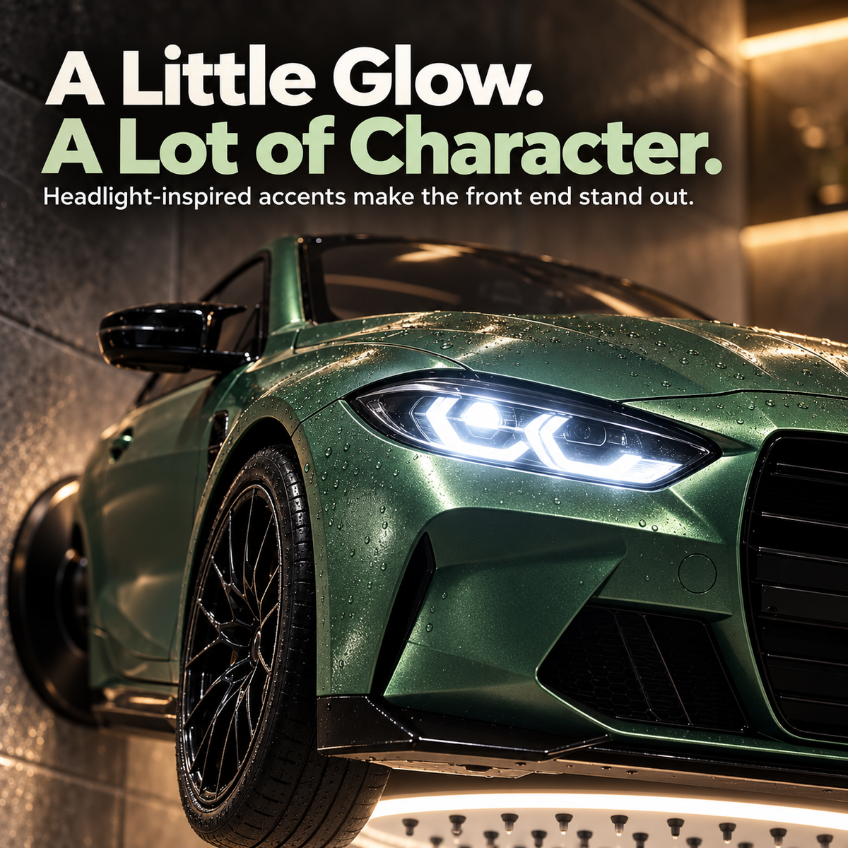 🏎️🚿 AutoRain – Sports Car-Shaped LED Rainfall Shower Head