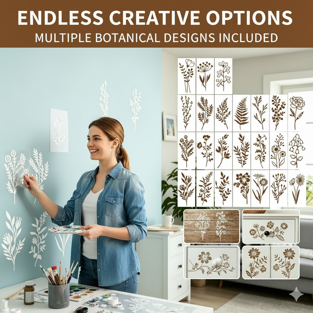🔥24 PCS - Turn Plain Surfaces Into Blooming Works of Art 🌸