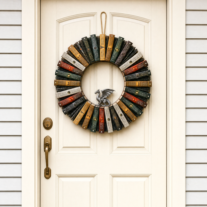 Book Wreath